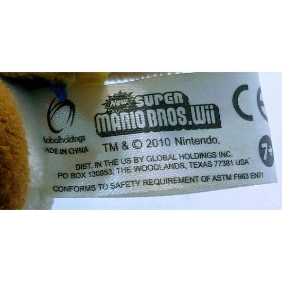 Official Super Mario Toad Blue Plush & 1989 Pull Back Dizzy Mover McDonalds Toy - Picture 9 of 9